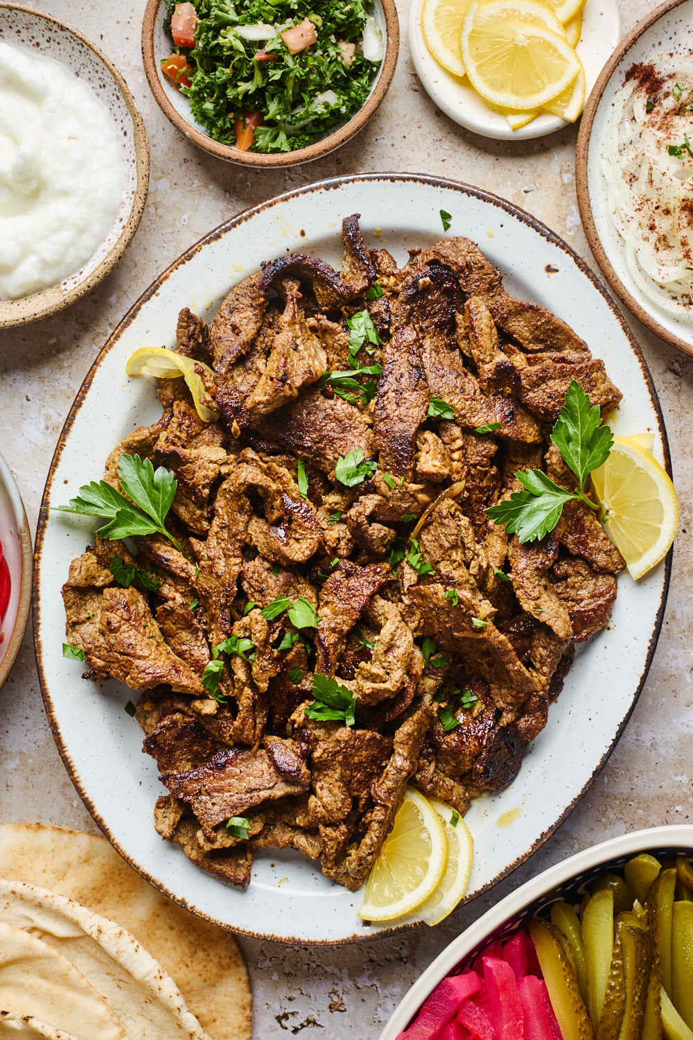 Marinated Veal Shawarma Strips