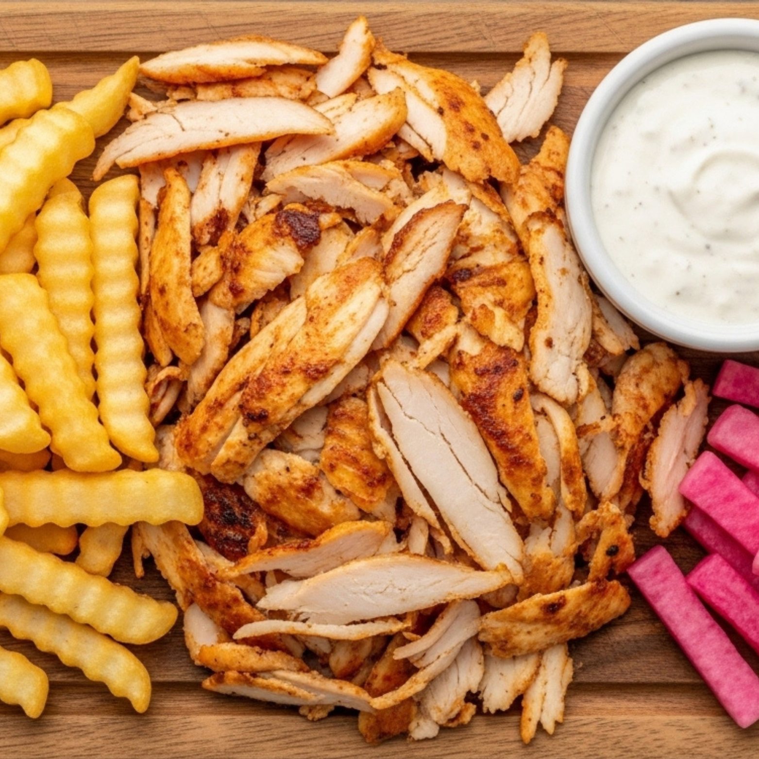 Marinated Chicken Shawarma Strips
